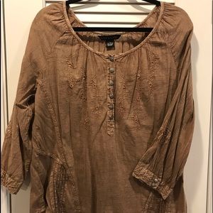 Faded look boho top